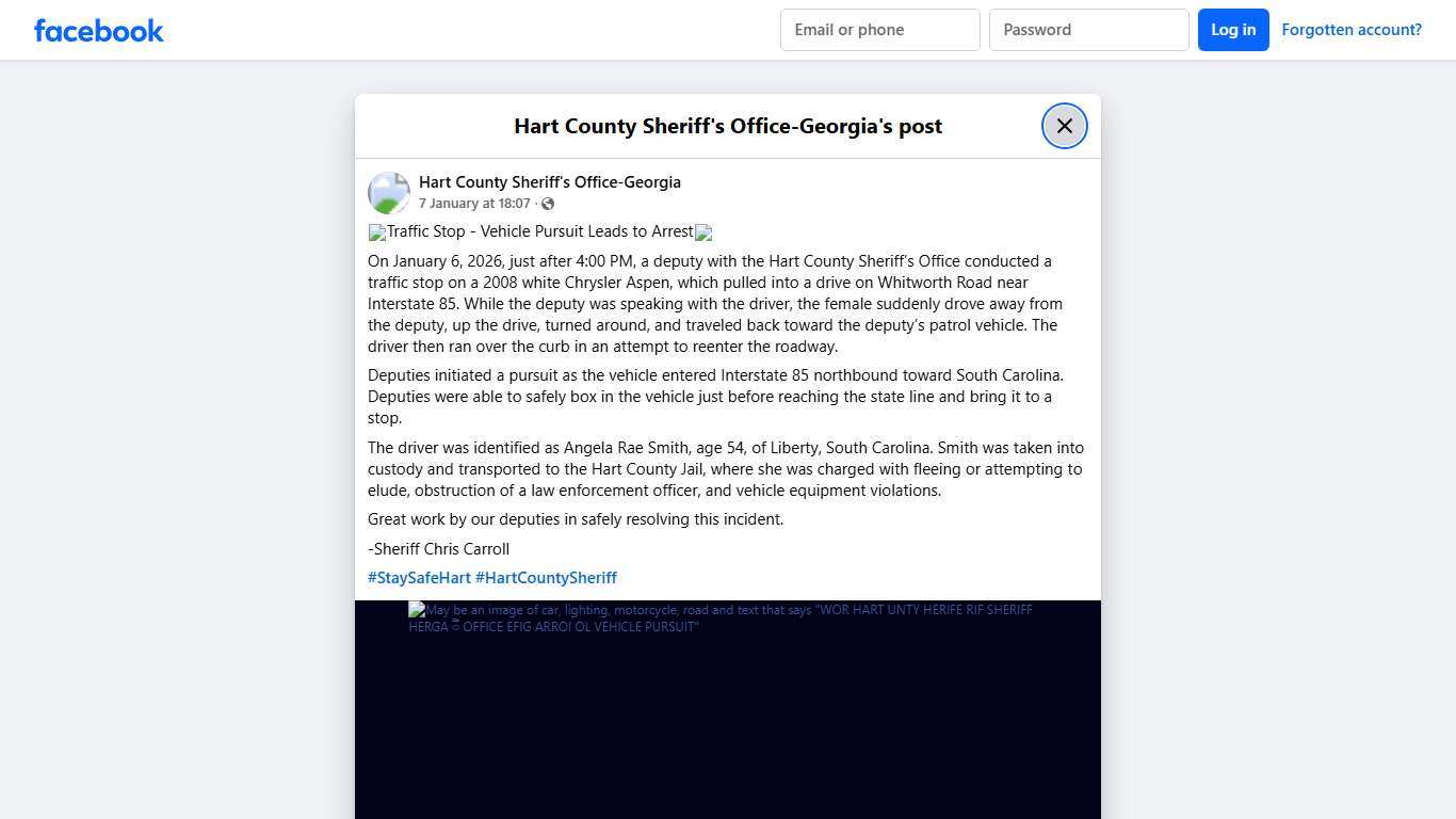 🚨Traffic Stop -... - Hart County Sheriff's Office-Georgia Facebook